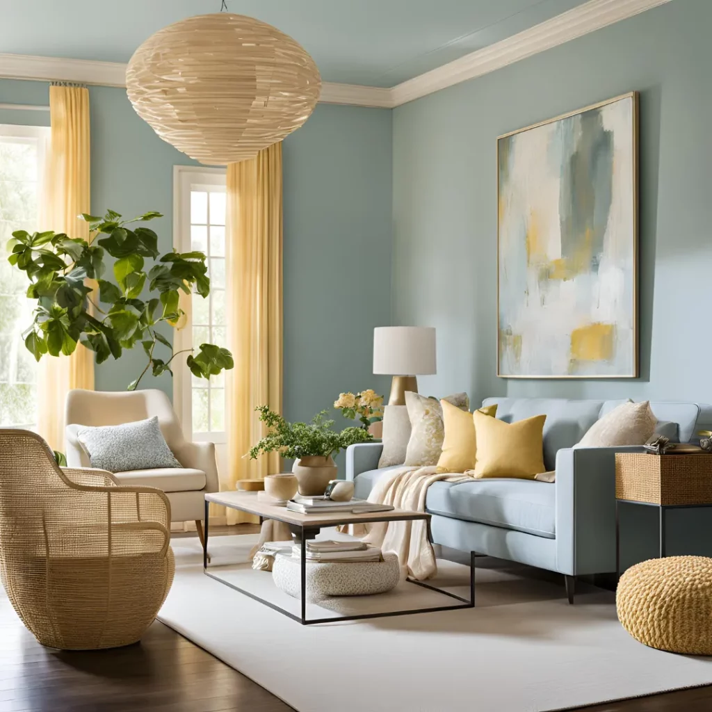 The Best Paint Colors for Low-Light Living Rooms 04