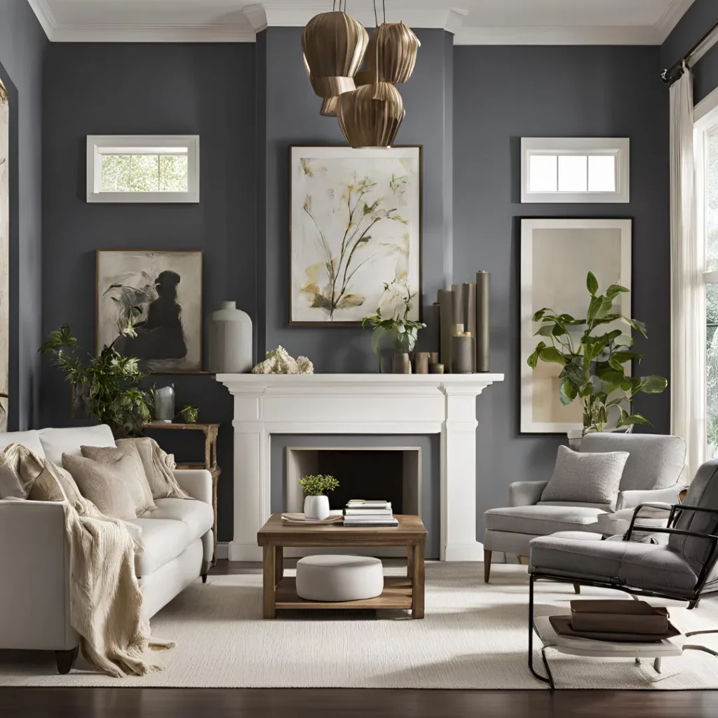 The Best Paint Colors for Low-Light Living Rooms 05