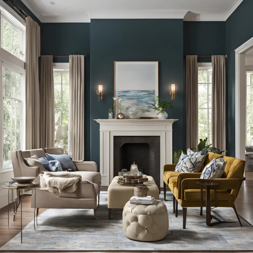 The Best Paint Colors for Low-Light Living Rooms 06