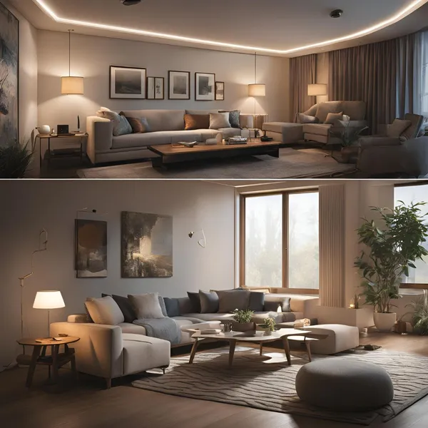 Living Room Lighting Ideas for Creating Different Moods 04