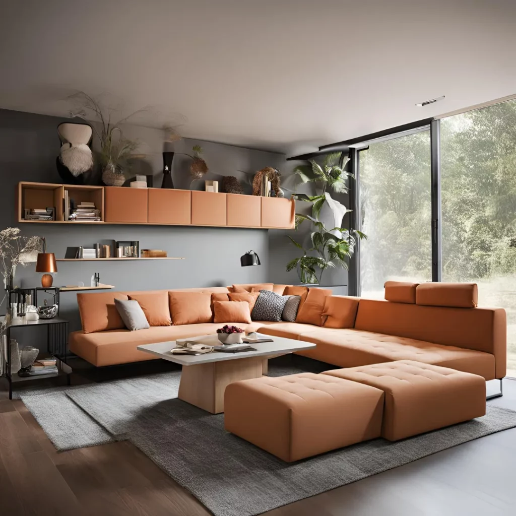 Small living room with open floor plan — Living Room with Furniture Superpowers