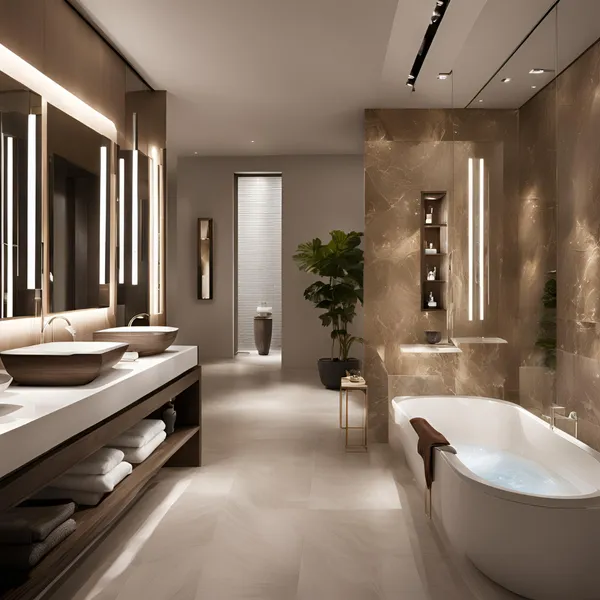 Luxury Smart Bathroom Technology 03