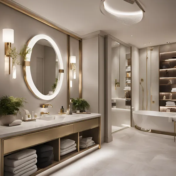 luxury bathroom with dressing area 04